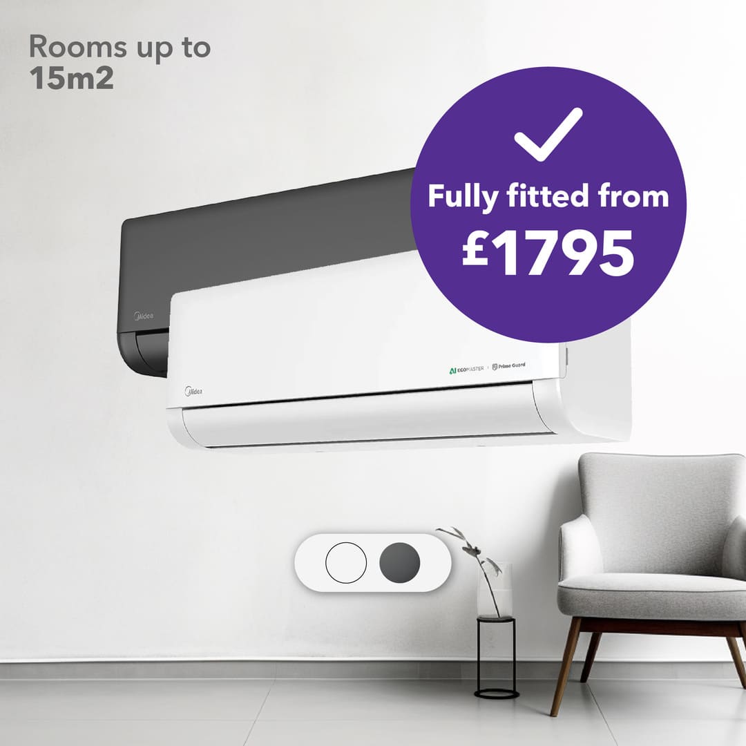 Get a new Midea Solstice Unit for your home, fully-fitted from £1795